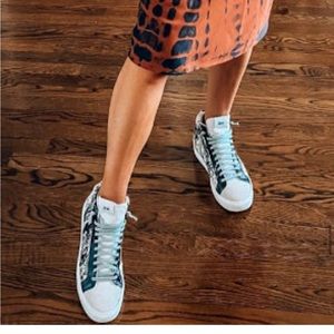 Brand new P448 calf hair high top sneaker size 36 - Evereve